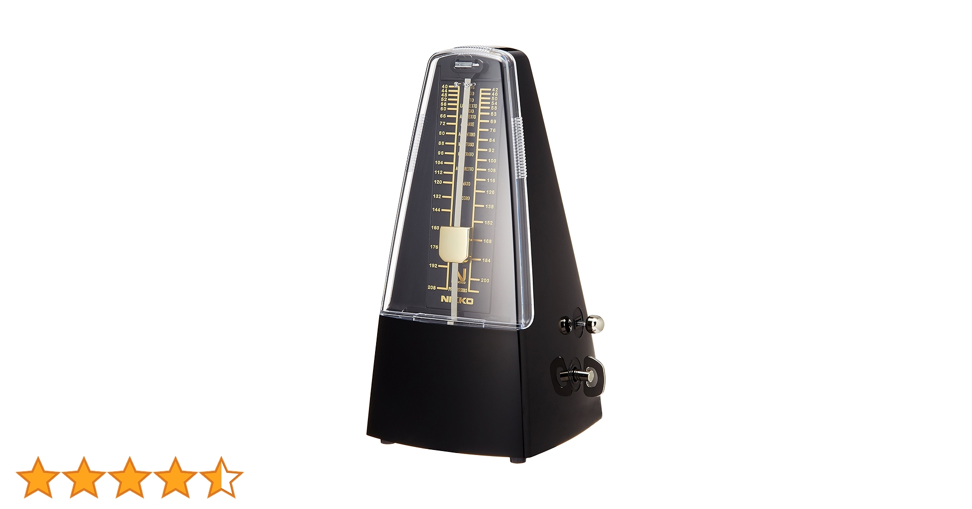 Amazon | 日工 メトロノーム スタンダード ブラック 226